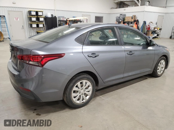 2018 Hyundai Accent SEL with VIN 3KPC24A35JE026609, listed as a Copart auction lot 79036613 with 104,833 mi miles. Bid and sale history available at carsss.com. Image 3.