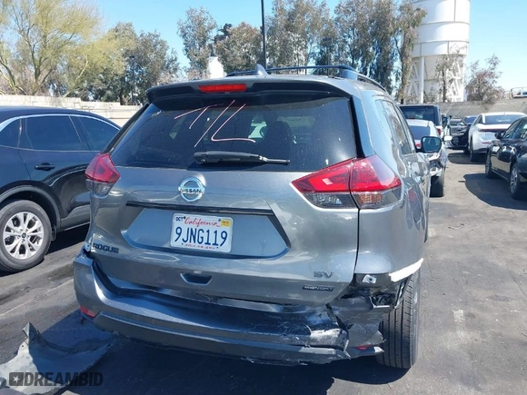 2018 Nissan Rogue SV with VIN 5N1AT2MT6JC748923, listed as a IAAI auction lot 41855047 with 71210 miles. Bid and sale history available at carsss.com. Image 16.