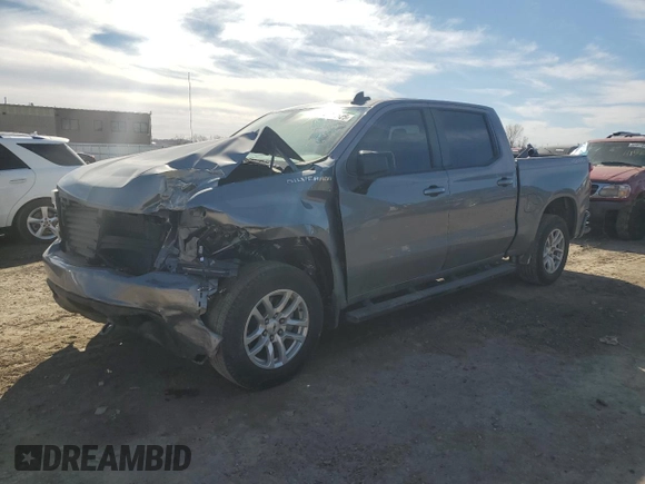 2021 Chevrolet Silverado 1500 RST with VIN 1GCUYEED2MZ403417, listed as a Copart auction lot 46901625 with 41,624 mi miles and Salvage Title. Bid and sale history available at carsss.com. Image 1.