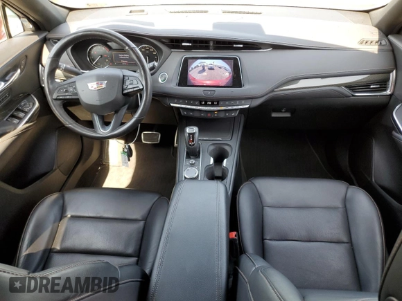 2019 Cadillac XT4 FWD Sport with VIN 1GYFZER4XKF167897, listed as a Copart auction lot 59224635 with 37,770 mi miles and Salvage title. Bid and sale history available at DreamBid. Image 8.