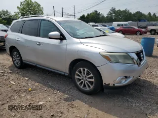 2014 Nissan Pathfinder SL with VIN 5N1AR2MN5EC652030, listed as a Copart auction lot 59732545 with 112,831 mi miles and Salvage title. Bid and sale history available at DreamBid. Image 4.