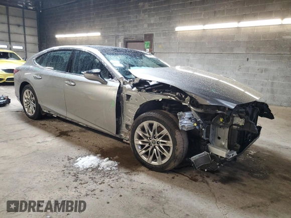 2021 Lexus LS with VIN JTHD51GFXM5008648, listed as a Copart auction lot 82641634 with 37,009 mi miles and Salvage Title. Bid and sale history available at carsss.com. Image 4.