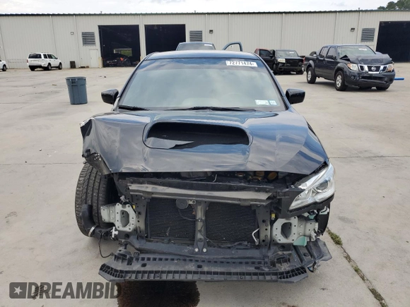 2018 Subaru WRX Premium with VIN JF1VA1B6XJ9815190, listed as a Copart auction lot 72771474 with 41,533 mi miles and Salvage Title. Bid and sale history available at carsss.com. Image 5.
