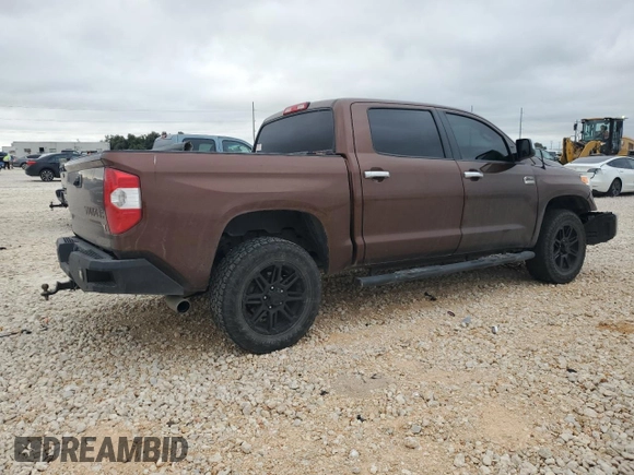 2017 Toyota Tundra 2WD Platinum with VIN 5TFGW5F16HX227271, listed as a Copart auction lot 70784444 with 136,294 mi miles and Salvage Title. Bid and sale history available at carsss.com. Image 3.