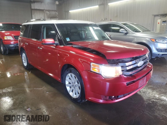 2012 Ford Flex SEL z VIN 2FMGK5CC5CBD07903, wystawiony jako Copart lot #51102365 z przebiegiem 152 848 mil mil oraz Szkoda całkowita • Salvage title. Historia ofert i sprzedaży dostępna na DreamBid. Obrazek 4.