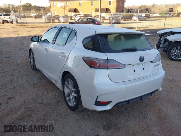 2016 Lexus CT 200h with VIN JTHKD5BH0G2274079, listed as a IAAI auction lot 41328449 with 121,173 mi miles and . Bid and sale history available at DreamBid. Image 3.