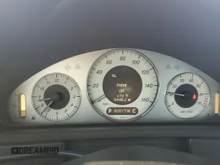 2007 Mercedes-Benz CLK 350 with VIN WDBTJ56H37F229024, listed as a Copart auction lot 71610814 with 90,017 mi miles and Salvage Title. Bid and sale history available at DreamBid. Image 9.