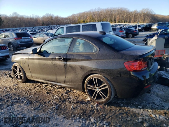 2021 BMW 2 Series M240i xDrive with VIN WBA2J7C00M7J48976, listed as a Copart auction lot 43737345 with 17,573 mi miles and Salvage Title. Bid and sale history available at carsss.com. Image 2.