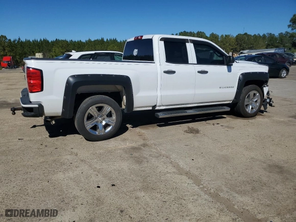 2018 Chevrolet Silverado 1500 Custom with VIN 1GCRCPECXJZ342210, listed as a Copart auction lot 47036095 with 86,084 mi miles and Salvage Title. Bid and sale history available at carsss.com. Image 3.
