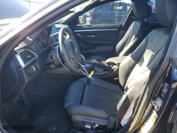 2019 BMW 4 Series 430i xDrive with VIN WBA4J3C57KBL08701, listed as a Copart auction lot 44383825 with 0 mi miles and Salvage Title. Bid and sale history available at carsss.com. Image 7.
