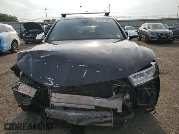 2020 Audi SQ5 Premium Plus with VIN WA1B4AFY1L2023175, listed as a Copart auction lot 59891245 with Not provided miles and Salvage title. Bid and sale history available at DreamBid. Image 5.