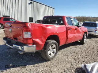2020 Ram 1500 Big Horn with VIN 1C6SRFBT7LN130106, listed as a Copart auction lot 76715524 with 66,335 mi miles and Salvage Title. Bid and sale history available at carsss.com. Image 3.