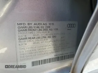 2016 Audi allroad Premium Plus with VIN WA1UFAFL2GA013239, listed as a Copart auction lot 74815044 with 75,274 mi miles and Salvage Title. Bid and sale history available at carsss.com. Image 12.