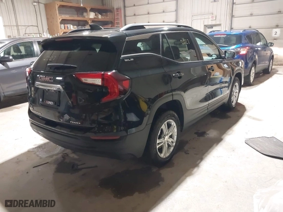 2022 GMC Terrain SLE with VIN 3GKALTEV8NL114912, listed as a IAAI auction lot 41942027 with 63,675 mi miles. Bid and sale history available at carsss.com. Image 4.