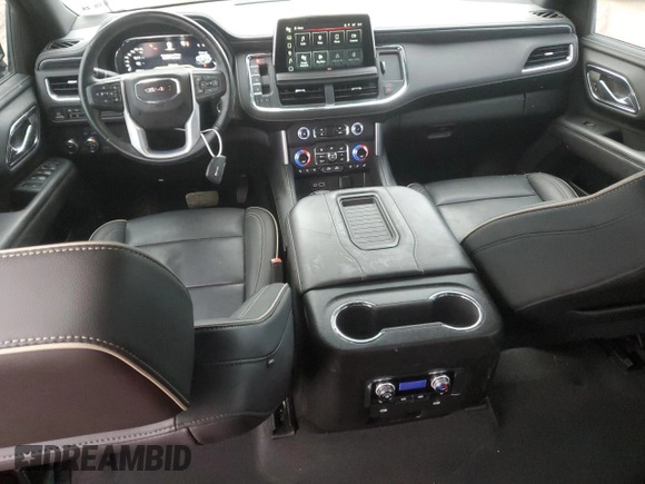 2022 GMC Yukon SLT with VIN 1GKS1BKD7NR330453, listed as a Copart auction lot 41437315 with 34,811 mi miles and Salvage Title. Bid and sale history available at carsss.com. Image 8.
