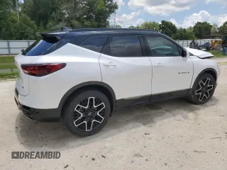 2023 Chevrolet Blazer RS with VIN 3GNKBERS1PS124857, listed as a Copart auction lot 61958325 with 37,226 mi miles and Non repairable. Bid and sale history available at DreamBid. Image 3.
