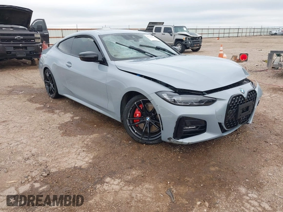 2023 BMW 4 Series 430i xDrive z VIN WBA73AP0XPCL78110, wystawiony jako IAAI lot #42145560 z przebiegiem 11 855 mil mil oraz . Historia ofert i sprzedaży dostępna na DreamBid. Obrazek 1.
