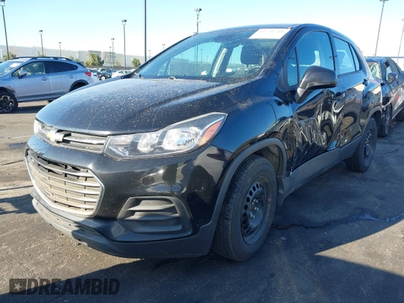 2018 Chevrolet Trax LS with VIN 3GNCJKSB1JL330732, listed as a IAAI auction lot 41739704 with 98,554 mi miles. Bid and sale history available at carsss.com. Image 2.