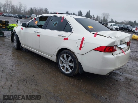 2004 Acura TSX w/Navigation with VIN JH4CL96924C009543, listed as a IAAI auction lot 41857212 with 1 mi miles. Bid and sale history available at carsss.com. Image 3.