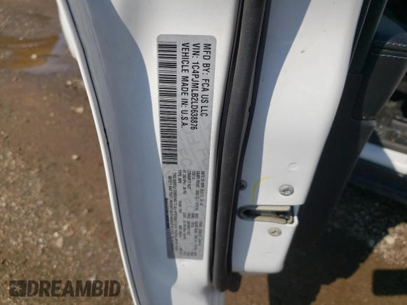 2020 Jeep Cherokee Latitude Plus with VIN 1C4PJMLB2LD638876, listed as a Copart auction lot 61852975 with 103,208 mi miles and Salvage title. Bid and sale history available at DreamBid. Image 13.