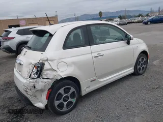 2015 FIAT 500e with VIN 3C3CFFGE0FT623389, listed as a IAAI auction lot 41473493 with 34,177 mi miles. Bid and sale history available at carsss.com. Image 4.