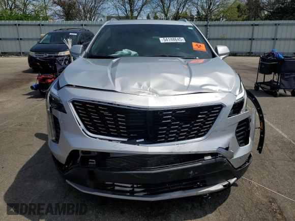 2019 Cadillac XT4 AWD Premium Luxury with VIN 1GYFZDR48KF194395, listed as a Copart auction lot 54148645 with 52,561 mi miles and Salvage Title. Bid and sale history available at carsss.com. Image 5.