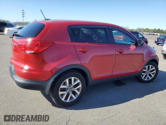 2015 Kia Sportage LX with VIN KNDPBCAC8F7726451, listed as a Copart auction lot 54413285 with 156,194 mi miles and Clean Title. Bid and sale history available at DreamBid. Image 3.