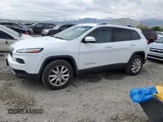 2016 Jeep Cherokee Limited z VIN 1C4PJMDS8GW106153, wystawiony jako Copart lot #55576545 z przebiegiem 129 836 mil mil oraz Szkoda całkowita • Salvage title. Historia ofert i sprzedaży dostępna na DreamBid. Obrazek 1.
