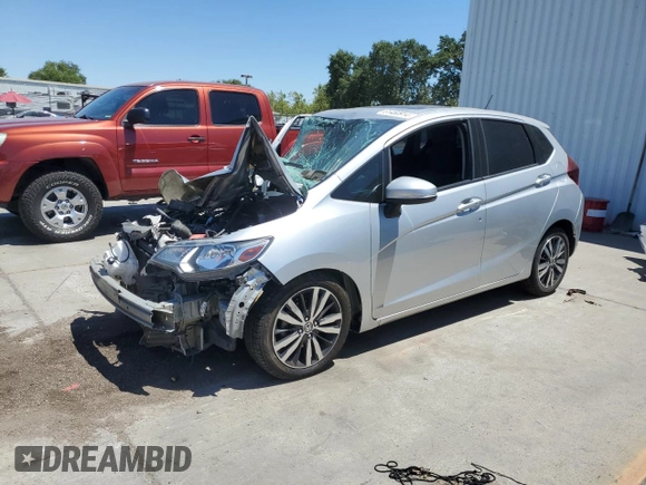 2015 Honda Fit EX-L with VIN 3HGGK5H84FM749729, listed as a Copart auction lot 61450914 with Not Provided miles and Salvage Title. Bid and sale history available at DreamBid. Image 1.