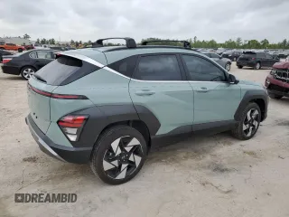 2025 Hyundai Kona Limited with VIN KM8HECA30SU187634, listed as a Copart auction lot 51677775 with 2,698 mi miles and Salvage Title. Bid and sale history available at DreamBid. Image 3.