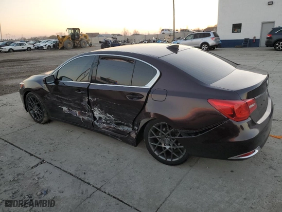 2014 Acura RLX Tech Pkg with VIN JH4KC1F51EC006225, listed as a Copart auction lot 48402475 with 162,645 mi miles and Salvage Title. Bid and sale history available at carsss.com. Image 2.