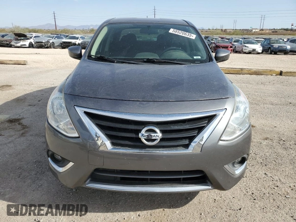 2016 Nissan Versa S Plus with VIN 3N1CN7AP1GL822969, listed as a Copart auction lot 58520635 with 86,889 mi miles and Salvage title. Bid and sale history available at DreamBid. Image 5.