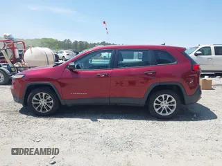 2016 Jeep Cherokee Sport with VIN 1C4PJLAB4GW190101, listed as a IAAI auction lot 42063277 with 61,868 mi miles. Bid and sale history available at carsss.com. Image 14.