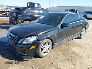 2012 Mercedes-Benz E 350 Luxury with VIN WDDHF5KB1CA601743, listed as a IAAI auction lot 41669531 with 187,082 mi miles and . Bid and sale history available at DreamBid. Image 2.