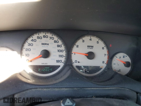 2004 Dodge Neon SXT with VIN 1B3ES56C34D551974, listed as a Copart auction lot 46829235 with 212,829 mi miles and Salvage Title. Bid and sale history available at DreamBid. Image 9.