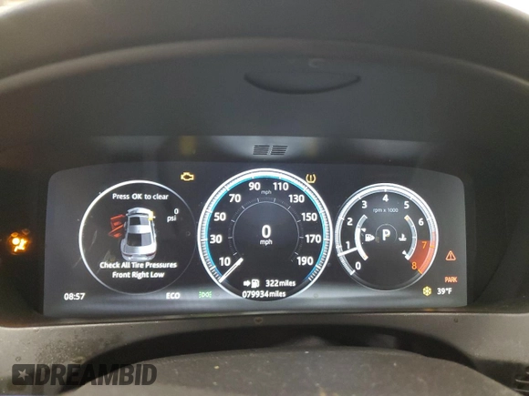 2018 Jaguar XE with VIN SAJAN4EVXJCP17542, listed as a Copart auction lot 45639745 with 79,934 mi miles and Salvage Title. Bid and sale history available at DreamBid. Image 9.