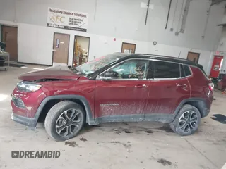 2022 Jeep Compass High Altitude with VIN 3C4NJDCB6NT107779, listed as a IAAI auction lot 41343659 with 32,612 mi miles and . Bid and sale history available at DreamBid. Image 14.