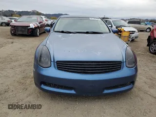 2005 Infiniti G35 Coupe with VIN JNKCV54E85M402378, listed as a Copart auction lot 81140184 with 169,422 mi miles and Salvage Title. Bid and sale history available at carsss.com. Image 5.