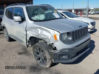 2018 Jeep Renegade Latitude with VIN ZACCJBBB3JPG88611, listed as a IAAI auction lot 41412279 with 78,929 mi miles and . Bid and sale history available at carsss.com. Image 1.