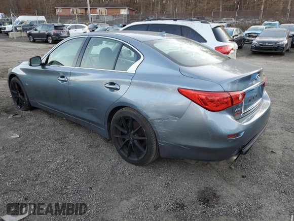 2017 Infiniti Q50 3.0t Premium with VIN JN1EV7ARXHM834121, listed as a Copart auction lot 83004444 with 90,569 mi miles and Salvage Title. Bid and sale history available at carsss.com. Image 2.