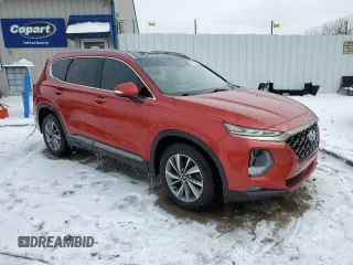 2019 Hyundai Santa Fe Limited with VIN 5NMS5CADXKH066099, listed as a Copart auction lot 43580965 with 80,414 mi miles and Salvage Title. Bid and sale history available at carsss.com. Image 4.