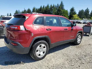 2017 Jeep Cherokee Sport with VIN 1C4PJMABXHD230619, listed as a Copart auction lot 64120275 with 101,327 mi miles and Salvage title. Bid and sale history available at DreamBid. Image 3.