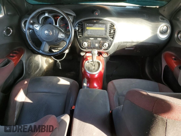 2015 Nissan Juke SV with VIN JN8AF5MR5FT502037, listed as a Copart auction lot 44346205 with 114,300 mi miles and Salvage Title. Bid and sale history available at carsss.com. Image 8.