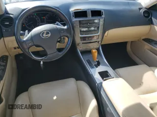 2008 Lexus IS 250 with VIN JTHBK262682078241, listed as a Copart auction lot 54893905 with 107,505 mi miles and Salvage Title. Bid and sale history available at carsss.com. Image 8.