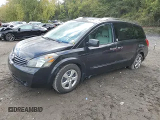 2007 Nissan Quest S with VIN 5N1BV28U37N120848, listed as a Copart auction lot 73304414 with 91,414 mi miles and Salvage Title. Bid and sale history available at carsss.com. Image 1.