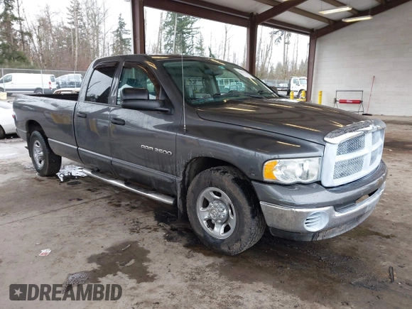 2004 Dodge Ram 2500 SLT with VIN 3D7KA28C04G188560, listed as a IAAI auction lot 41603954 with 113,780 mi miles. Bid and sale history available at carsss.com. Image 1.