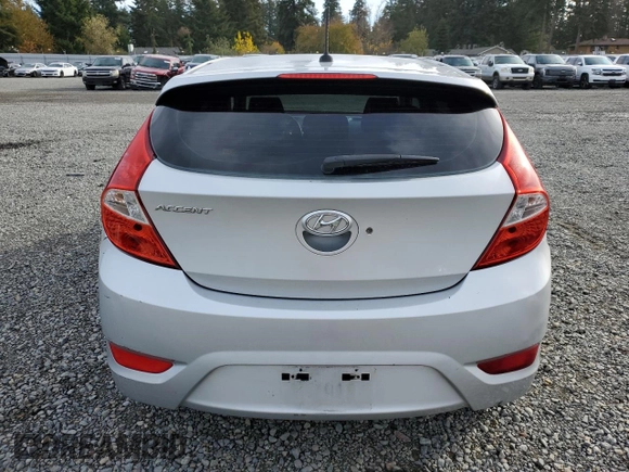 2012 Hyundai Accent SE with VIN KMHCU5AE5CU002876, listed as a Copart auction lot 79473334 with 120,926 mi miles and Salvage Title. Bid and sale history available at carsss.com. Image 6.