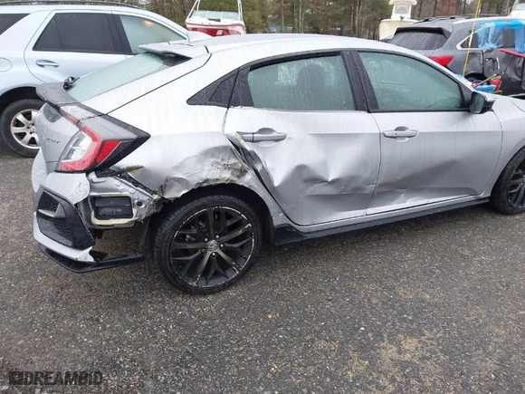 2021 Honda Civic Hatchback Sport with VIN SHHFK7H46MU423627, listed as a IAAI auction lot 41023059 with NaN miles. Bid and sale history available at carsss.com. Image 6.