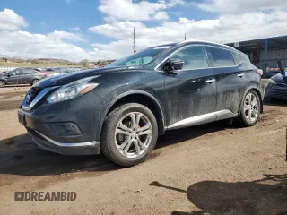 2018 Nissan Murano S with VIN 5N1AZ2MH7JN180292, listed as a Copart auction lot 51129725 with 67,864 mi miles and Salvage Title. Bid and sale history available at DreamBid. Image 1.