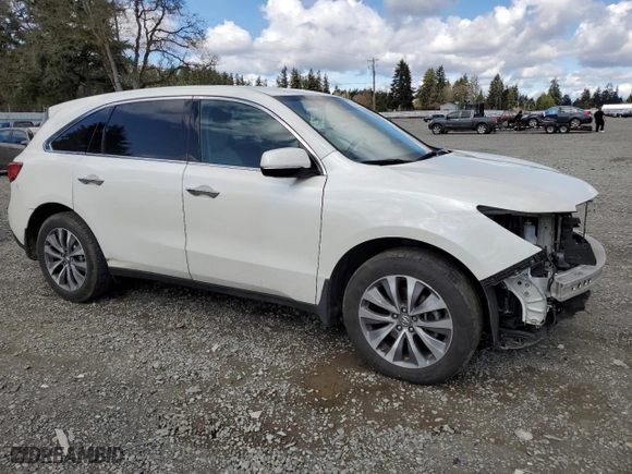 2014 Acura MDX Tech Pkg with VIN 5FRYD4H41EB027740, listed as a Copart auction lot 48814915 with 101,713 mi miles and Salvage Title. Bid and sale history available at carsss.com. Image 4.